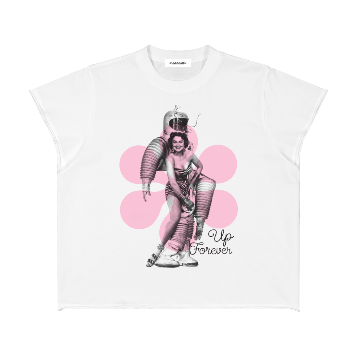 “Forever Up” Raw Raw Edge  Boxy T-Shirt