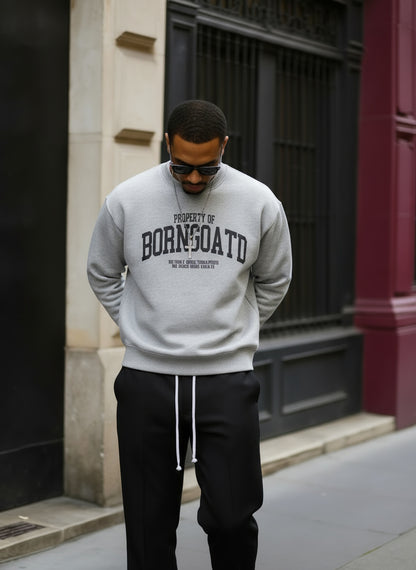 Property of BORNGOATD Crewneck