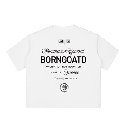 VALIDATION NOT REQUIRED RAW HEM TEE