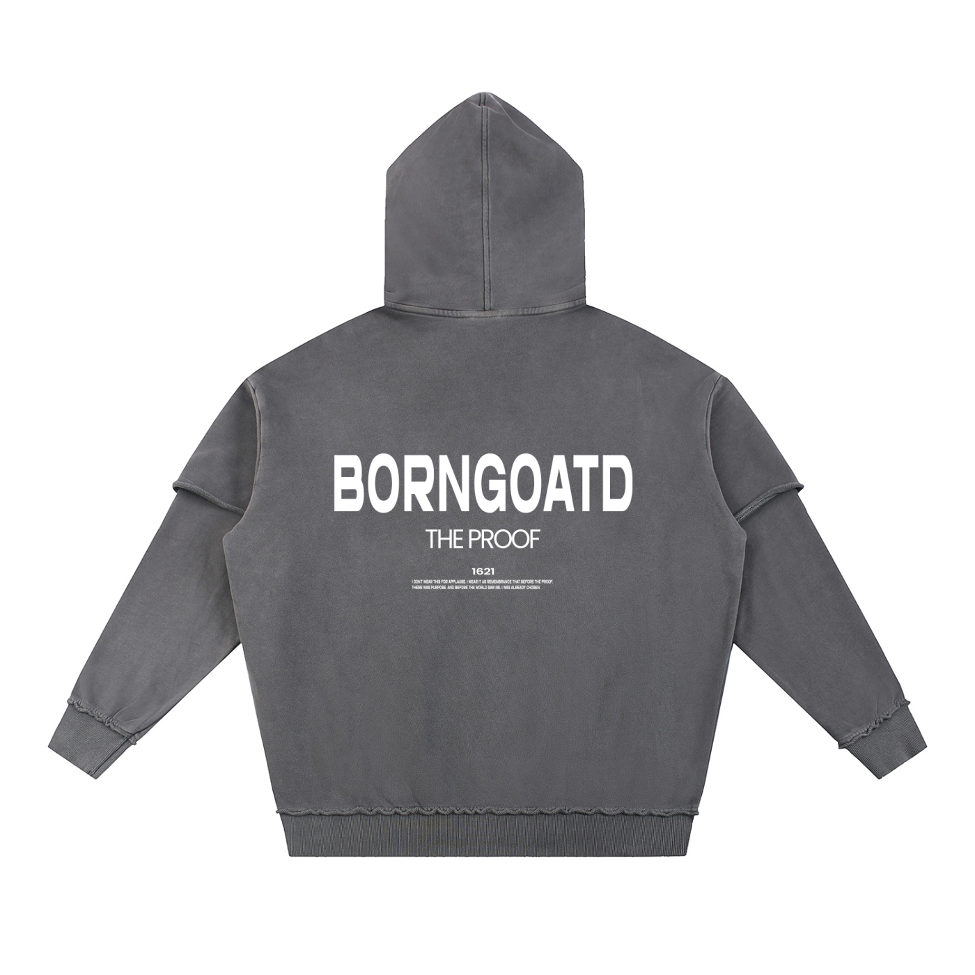 The Proof — Snow Washed Double Layered Hoodie