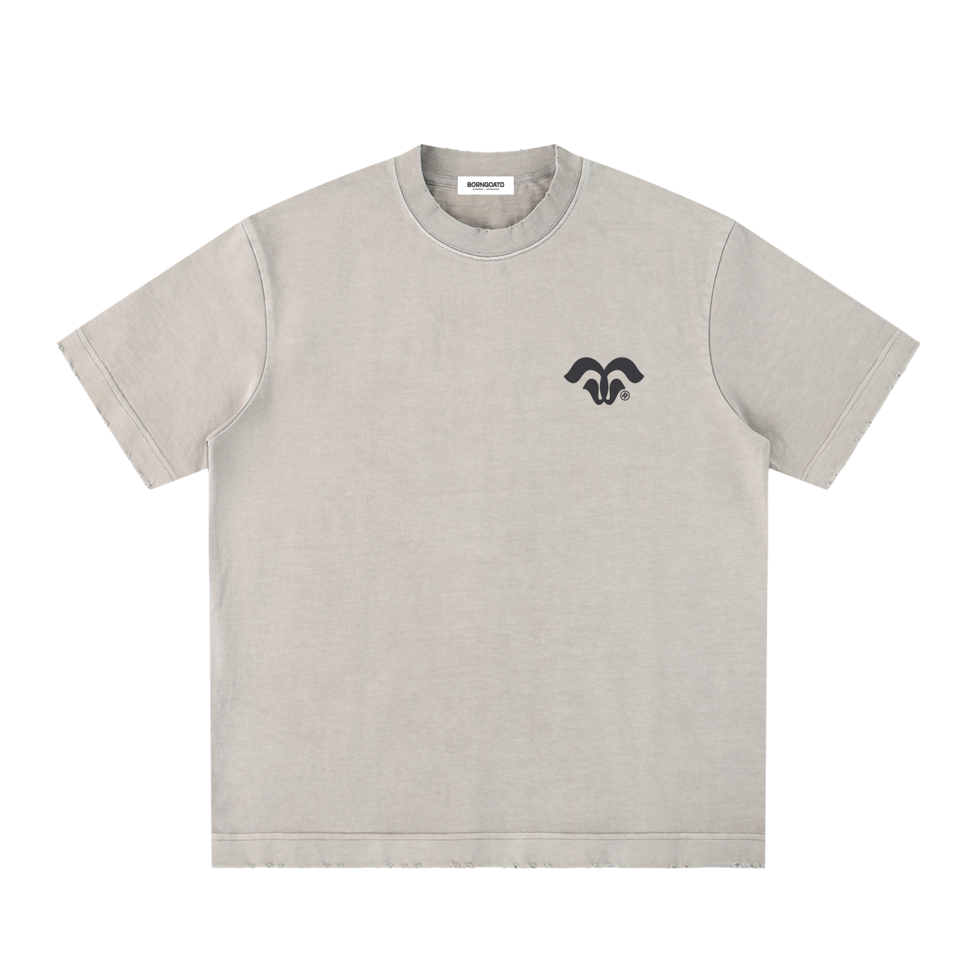 Move Like U Already Know Heavyweight Vintage Washed Frayed Tee