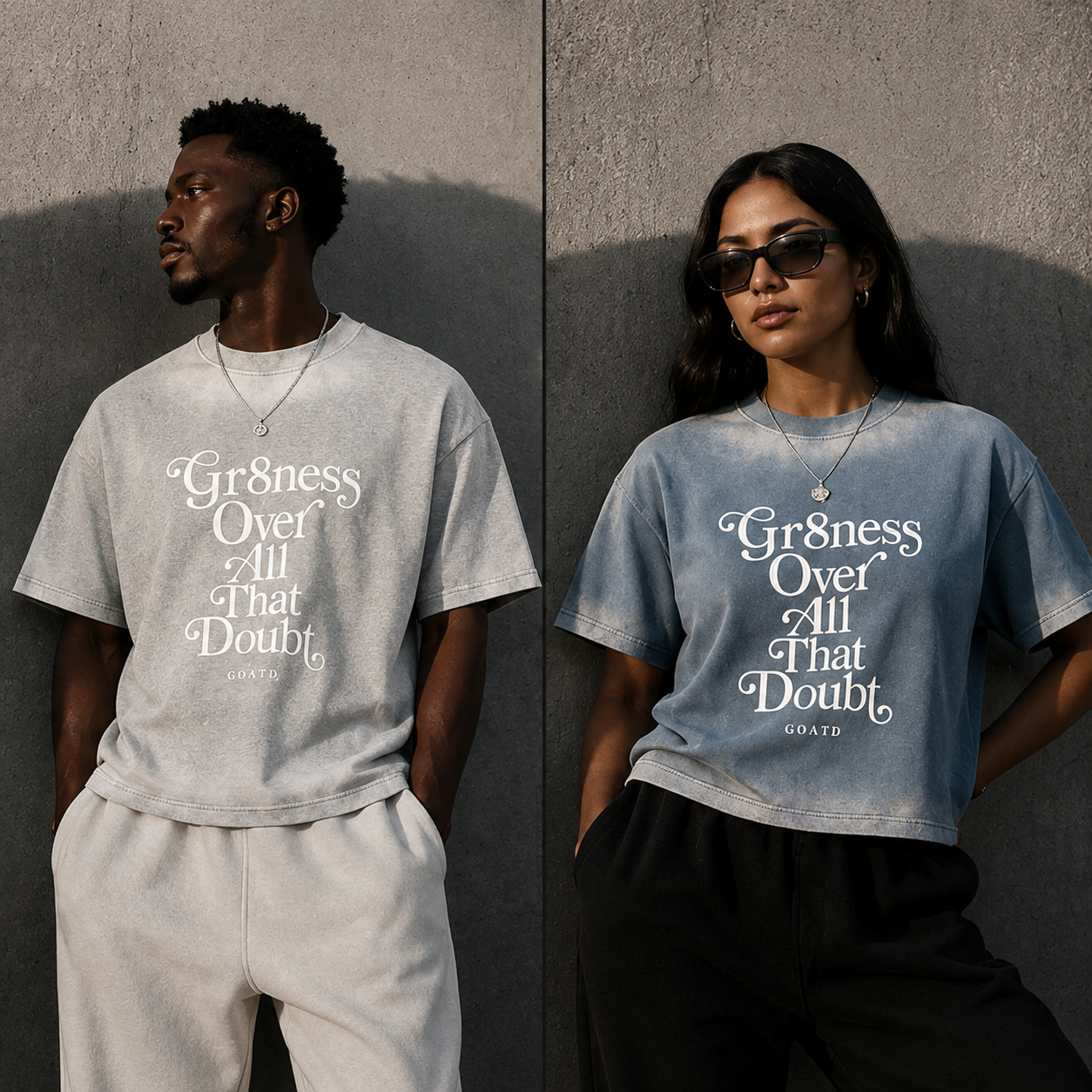 Gr8ness Over All That Doubt Statement Tee