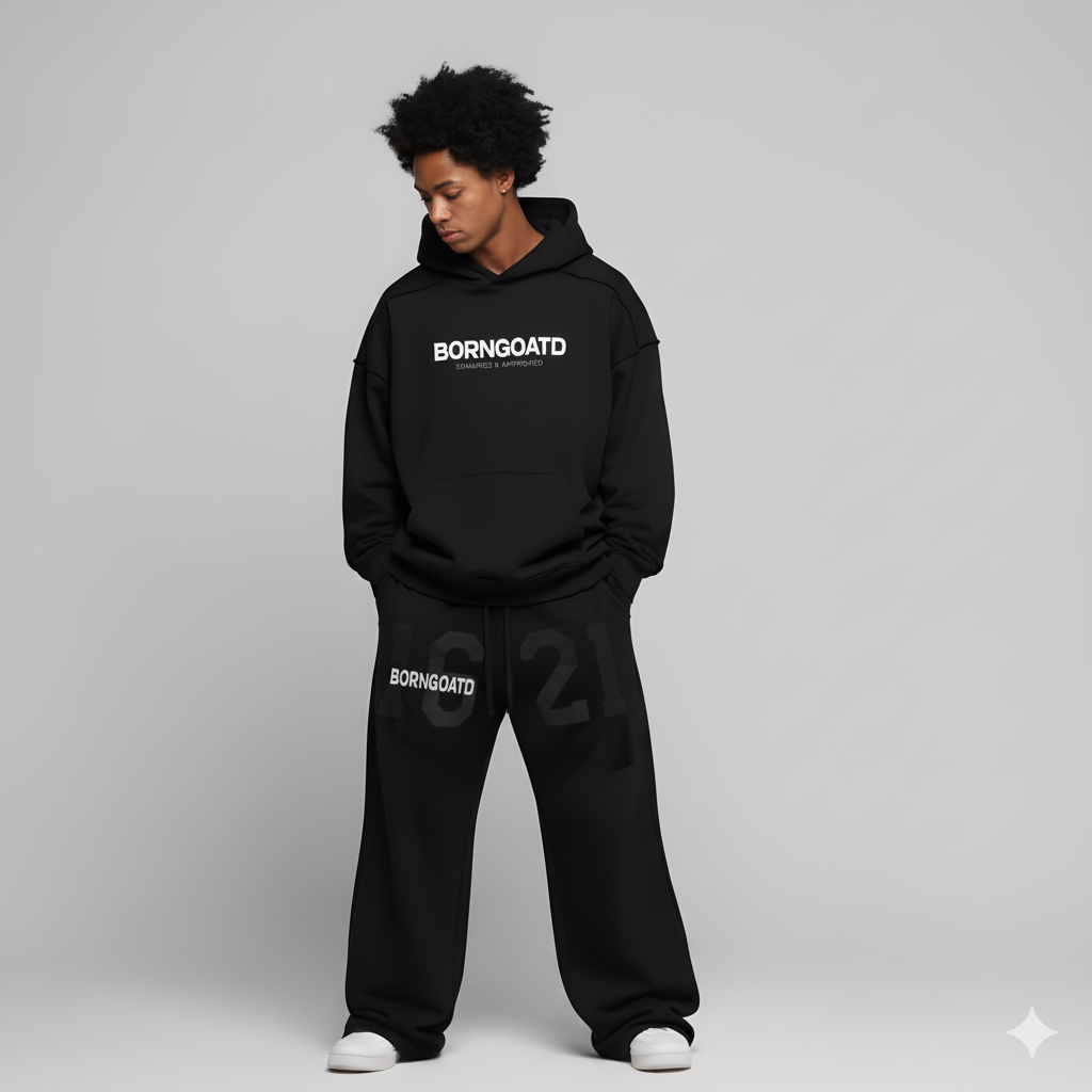 1621 BORNGOATD Hoodie set