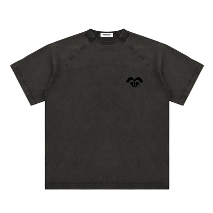 BORNGOATD Vintage Washed Raglan Tee