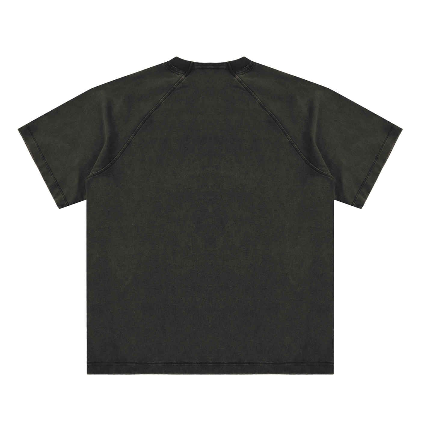 BORNGOATD Vintage Washed Raglan Tee