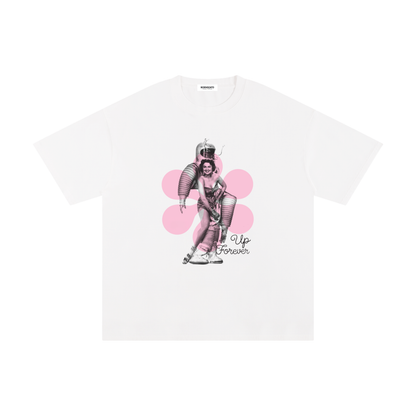 BORNGOATD "Up Forever" Tee — WHT