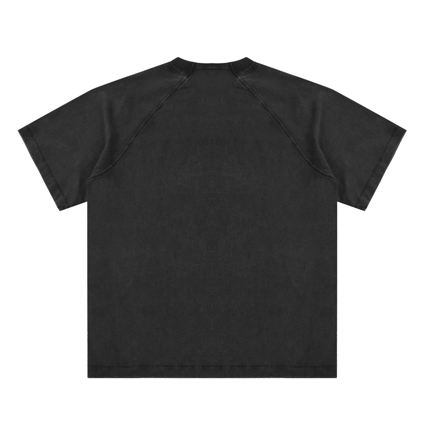 BORNGOATD Vintage Washed Raglan Tee