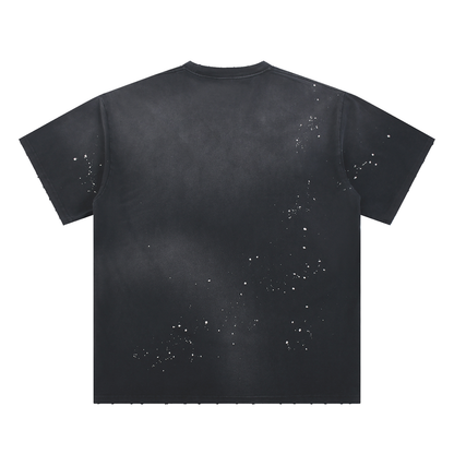 BORNGOATD Original Issue Sunfade Paint Splatter Tee