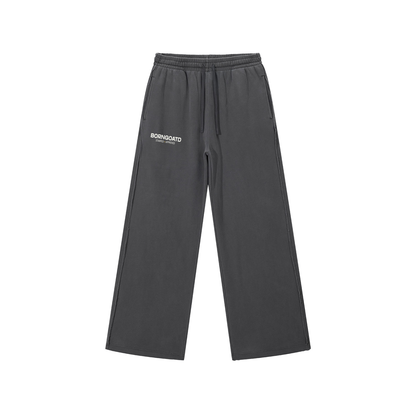 Snow Washed Raw Edge Sweatpants