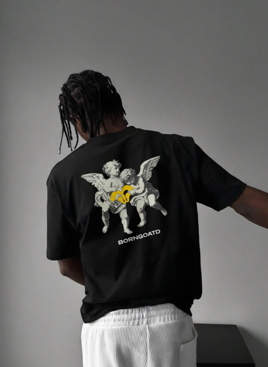 BORNGOATD Cherub T-Shirt – Art & Elevation