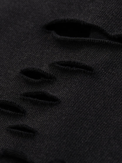 HITH Snow Washed Raw-Hem Tee – BORNGOATD HITH Collection