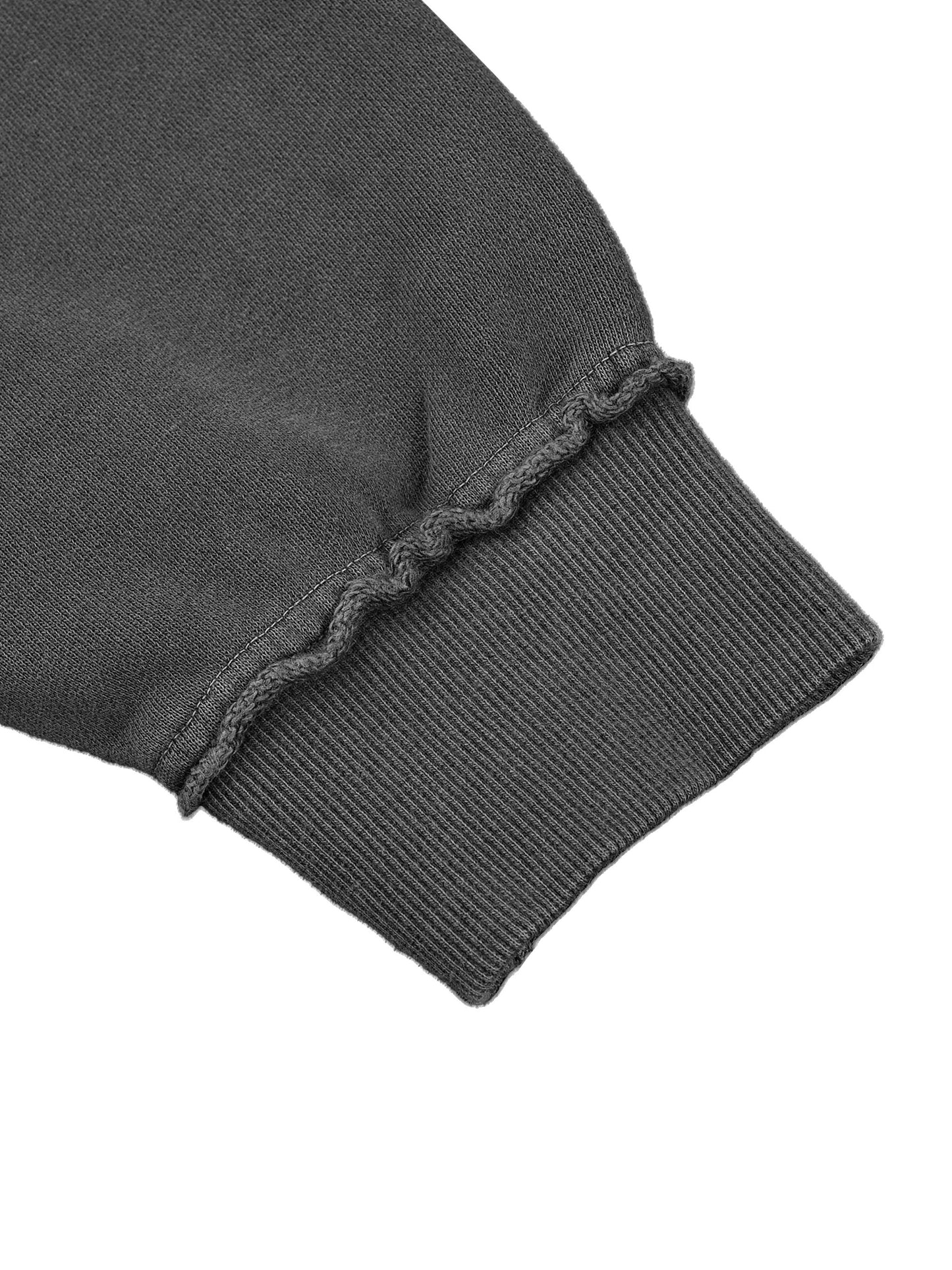 Double Layer Snow Washed Hoodie