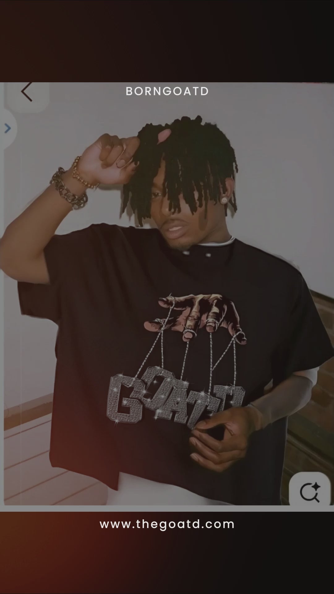 Video of BORNGOATD Puppet Master Tee